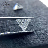 Multi-Size Triangular Artificial Gemstones Brilliant Cultured Diamonds Can Be Used As DIY Jewelry Ring Necklace Earrings Raw Materials