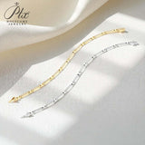 1mm Double-Row Round D-Color Moissanite Tennis Bracelet S925 Silver Plated With Yellow Gold First Choice For Gifting