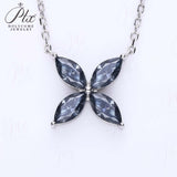 Horseshoe Clover Plated Moissanite Earrings & Necklace - Classic Design Daily Wear Hypoallergenic Ideal Gift