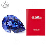 High-Quality Multi-Size Loose Pear Lab-Grown Sapphires Anti-Allergy DIY Jewelry Crafting Materials