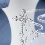 Moissanite Necklace Multiple Styles Available 925 Silver Material High-Quality Sparkling Jewelry Suitable for Banquet Occasions