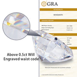 Luxury Multicolor Moissanite Gemstones  Asscher Cut Loose Diamonds  Perfect for Rings Earrings & Pendant Making