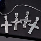 Dazzling Moissanite Hip-hop Cross Necklace - Hypoallergenic Choice for Easter Gifting to Family For Both Men and Women
