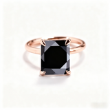 Ruby/Sapphire/ZambiaMoissanite Plated 11-Color Radiant-Cut Ring Classic Ladies' Jewelry Holiday Gift Anti-Allergic