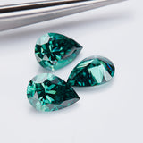 Multicolor Pear Shape Moissanite Diamond Wholesale Loose Stones Lab Grown for Gemstone Charms Engagement Jewelry GRA Certificate