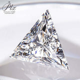 Triangle Shape 1.05CT VVS2 D White Lab Grown Diamond Gemstone IGI Certificate CVD HPHT DIY Material Jewelry Rings Women Charms