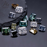 Loose Moissanite Stone 1 Carat Size 5x7mm Lab Grwon Diamond Brilliant Radiant Cut D Color  charms for jewelry making