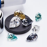 Multicolor Pear Shape Moissanite Diamond Wholesale Loose Stones Lab Grown for Gemstone Charms Engagement Jewelry GRA Certificate