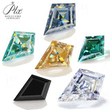 Wholesale Loose Moissanites Stones Kite Cut D Color VVS1 Gemstone Lab Grown Moissanite Diamonds  Jewelry Making Supplies