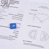 CVD HPHT Half Moon Loose Gemstone 1.02ct E Color VVS2 Lab Grown Diamond IGI Certificate Jewelry Making Materials Rings Nacklaces