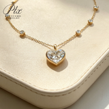 IGI Certificate Lab Grown Diamond Necklace 18K Gold Oval Pear Marquise Radiant Heart Shape 2ct D Color Pendant Hypoallergenic Direct from Factory Daily & Office Wear Perfect Gift
