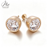 925 Sterling Silver Fine Jewelry Hoop Earrings Set 0.5ct 1ct 2ct Round Lab Grown Diamond Hypoallergenic Custom Brand Earrings Factory Direct Daily Match Ideal Gift