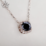 Holycome Pendant 925 Silver 38cm-42cm  Moissanite VVS1 Engagement Pendant Necklace for Women Anniversary Gift