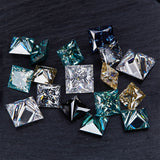 Moissanite Stone Moissanite Stone 0.35ct-5ct Colorful VVS1 Princess Shape Excellent Beads For Women's Jewelery Diamond Ring