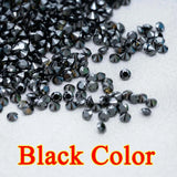 [ Big Factory ] Wholesale 1ct Loose Moissanites Stone Small Size 0.7mm~3.0mm D Color VVS1 Lab Grown Black Moissanite Diamonds