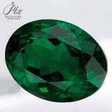 Loose Multi-Size Oval Zambian Emeralds To Create Hypoallergenic DIY Earrings Which Are Ideal As Christmas Gifts For Loved Ones