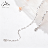 Lab Grown Diamond Necklace Super Sparkling New Design 10K White Gold D VVS IGI‑Certified Unique Design Thick Chain Necklace for Women Factory Direct Sale Ideal Gift for Gifting