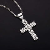 Dazzling Moissanite Hip-hop Cross Necklace - Hypoallergenic Choice for Easter Gifting to Family For Both Men and Women