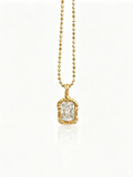 IGI Certificate Lab Grown Diamond Necklace18K Gold Pear Emerald Radiant Shape 1/2ct D Color Pendant Hypoallergenic Direct from Factory Daily & Office Wear Perfect Gift
