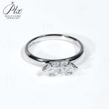 Marquise Ring 10K 14K 18K Gold S925 6prongs Moissanite Diamond D Color VVS1 Clarity for Woman Wedding Birthday Gift Party Charms