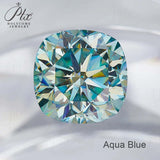 Moissanite Stone Wholesale D Color Cushion Cut 0.5CT-10CT Moissanite Loose Stone Gemstone for Jewelry Making with GRA Report