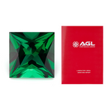 Hypoallergenic DIY Jewelry Loose Multi-Size Princess-Cut Zambian Emeralds Are Perfect And They Can Also Be Packaged As Christmas Gifts