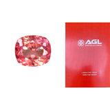 1.9-4.5ct Wide Rectangle Shape Lab-Grown Padparadscha Loose Gems - Perfect Anniversary Surprise