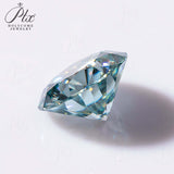 Lab Grown Moissanite Diamond Primary Color VVS1 Clarity Round Shape Brilliant Cut Beads Advanced Jewelry Making Materials