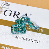 Loose Moissanite Stone 1 Carat Size 5x7mm Lab Grwon Diamond Brilliant Radiant Cut D Color  charms for jewelry making
