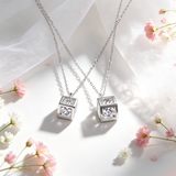 0.5‑1CT Moissanite Necklace 925 Sterling Silver D Color VVS1 Round Cut Pendant GRA Factory Direct Hypoallergenic Fine Jewelry