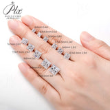 Moissanite Stone Princess Heart Marquise Emerald Radiant Round Pear Oval Cushion Asscher Cut GRA Certificate 0.3ct-5ct