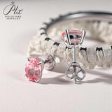 2-8CT Oval Moissanite Earrings for Women Solid 925 Sterling Silver Lab grown Gemstone Screw Back Design Hypoallergenic