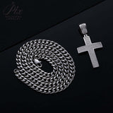 Dazzling Moissanite Hip-hop Cross Necklace - Hypoallergenic Choice for Easter Gifting to Family For Both Men and Women