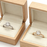 3ct Moissanite Round Stone Ring D White S925 White Gold Yellow Gold Rose Gold Classic Luxury Women Jewelry Daily Fashion