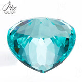 Heart Cut Lab-Grown Paraiba Loose Stones - Wholesale Price Romantic Gift Choice