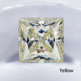 Moissanite Stone Moissanite Stone 0.35ct-5ct Colorful VVS1 Princess Shape Excellent Beads For Women's Jewelery Diamond Ring