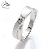 X Cross Moissanite Ring for Men Only Gifts For Festivals And Anniversaries