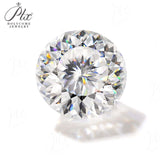 Moissanite Loose Stone Multicolor Primary Color Round Shape Hundred Sided Cut with GRA Certificate Jewelry Rings Earrings Making