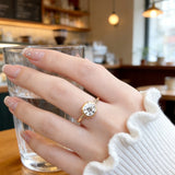 3ct Moissanite Round Stone Ring D White S925 White Gold Yellow Gold Rose Gold Classic Luxury Women Jewelry Daily Fashion