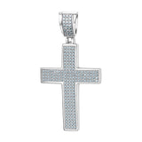 Dazzling Moissanite Hip-hop Cross Necklace - Hypoallergenic Choice for Easter Gifting to Family For Both Men and Women