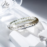 Customized Moissanite Gemstone Bangles Round D Color Full Size Fine Fashion Elegant for Woman Man Anniversary Party Gift Charms
