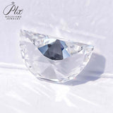 CVD HPHT Half Moon Loose Gemstone 1.02ct E Color VVS2 Lab Grown Diamond IGI Certificate Jewelry Making Materials Rings Nacklaces