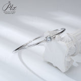 Round Closed Bracelets Set with Moissanite These Bracelets Are Exclusively for Women and Make An Ideal Engagement Gift