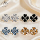 2.4ct Heart Cut Moissanite Earrings White Gold Yellow Gold Romantic Fine Jewelry Gift for Her Valentine Wedding Anniversary