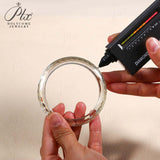 Customized Moissanite Gemstone Bangles Round D Color Full Size Fine Fashion Elegant for Woman Man Anniversary Party Gift Charms