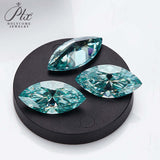 Loose Moissanite Stone Marquise Cut 0.3-10 CT  Few Colors  D Green Blue Black Champagne Color  Excellent Cut Grade Test Positive