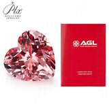 0.17-5CT Heart Shape Lab-Grown Padparadscha Loose Gems - Ideal Festival Gift Choice
