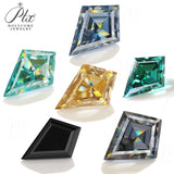 Wholesale Loose Moissanites Stones Kite Cut D Color VVS1 Gemstone Lab Grown Moissanite Diamonds  Jewelry Making Supplies