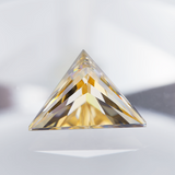 100% Real Moissanite Stone Triangle Cut Multicolor VVS1 Loose Beads With Certificate For Women Jewelry Making Charms Wholesale