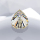 Multicolor Pear Shape Moissanite Diamond Wholesale Loose Stones Lab Grown for Gemstone Charms Engagement Jewelry GRA Certificate